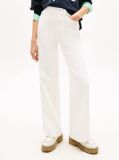 Denim Claire High Rise Wide Leg White Jeans  Women