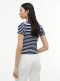 Multi Slim Henley T-Shirt  Women