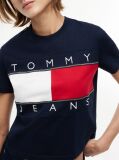 Blue Tommy Flag T-Shirt  Women