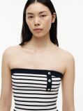 White Bandeau Extra Slim Mini Dress  Women