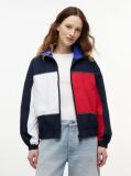 Blue Back Logo Regatta Oversized Windbreaker  Women