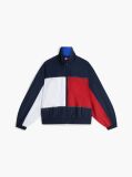 Blue Back Logo Regatta Oversized Windbreaker  Women