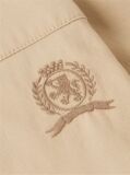 Beige Global Stripe Tape Pleated Mini Skirt  Women