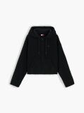 Black Teddy Fleece Zip-Thru Hoody  Women