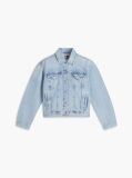 Denim Vintage Relaxed Denim Trucker Jacket  Women