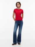 Red Logo Slim Jersey T-Shirt  Women