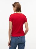 Red Logo Slim Jersey T-Shirt  Women