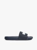 Blue Essential Flag Badge Pool Slides  Men