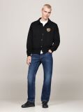 Black Leather Colour-Blocked Cupsole Trainers  Men