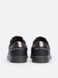 Black The Greenwich Leather Logo Trainers  Women