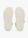 White Leather Strappy Platform Sandals  Women