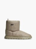 Beige Warm Lined Quilted Snow Boots  Women
