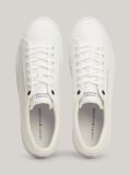 White Essential Canvas Lace-Up Trainers  Men