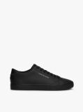 Black Essential Textured Stitch Logo Trainers  Men
