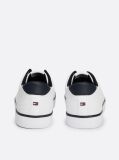 White Essential Textured Stitch Logo Trainers  Men