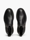 Black Lightweight Leather Chelsea Boots  Men