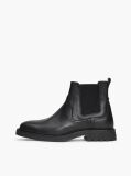 Black Lightweight Leather Chelsea Boots  Men