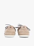 Beige Suede Boat Shoes  Men