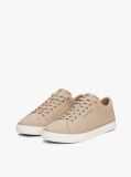 Beige Logo Patch Trainers  Men