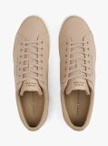 Beige Logo Patch Trainers  Men