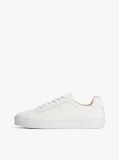 White Leather Cupsole Trainers  Men