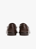 Brown Leather Tassel Loafers  Men