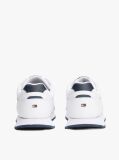 White Contrast Heel Logo Cleat Trainers  Men