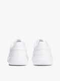 White Lightweight Leather Trainers  Men
