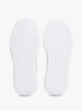 White Lightweight Leather Trainers  Men
