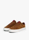 Brown Suede Cupsole Trainers  Men