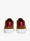 Brown Suede Cupsole Trainers  Men