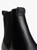 Black Lightweight Leather Chelsea Boots  Men