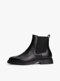 Black Lightweight Leather Chelsea Boots  Men