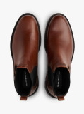 Brown Lightweight Leather Chelsea Boots  Men