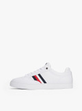 White Icon Signature Tape Court Trainers  Men