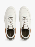 Beige Cleat Basketball Trainers With Leather  Men