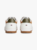 Beige Cleat Basketball Trainers With Leather  Men