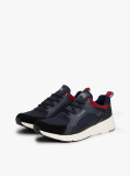Beige Mixed Texture Cleat Trainers  Men