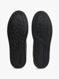 Black Lightweight Leather Cupsole Court Trainers  Men