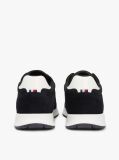 Black Suede Contrast Heel Trainers  Men