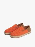 Orange Knit Flexible Espadrilles  Men