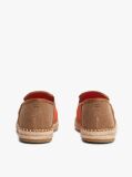Orange Knit Flexible Espadrilles  Men