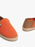 Orange Knit Flexible Espadrilles  Men