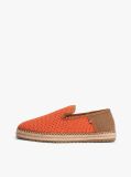 Orange Knit Flexible Espadrilles  Men