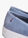 Blue Lightweight Suede Loafers  Men