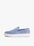 Blue Lightweight Suede Loafers  Men