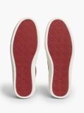Green New York Label Suede Contrast Heel Trainers  Men