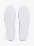 White Embossed Logo Signature Trainers  Women