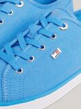 Blue Enamel Flag Canvas Trainers  Women