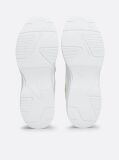 White Mixed Texture Chunky Runner Trainers  Women